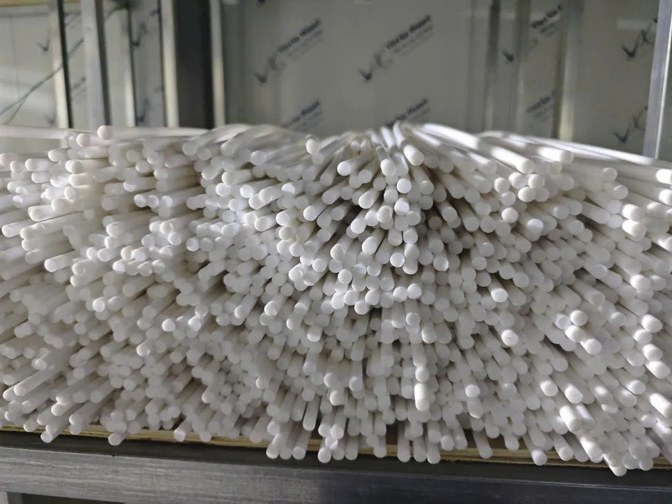 Nhựa Teflon PTFE cây tròn đặc phi 65 mm — phi 4