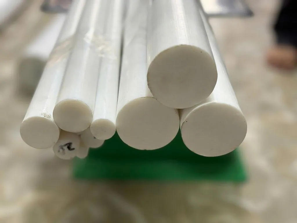 Nhựa Teflon PTFE cây tròn đặc phi 40 mm — 20, 40, 60, 70