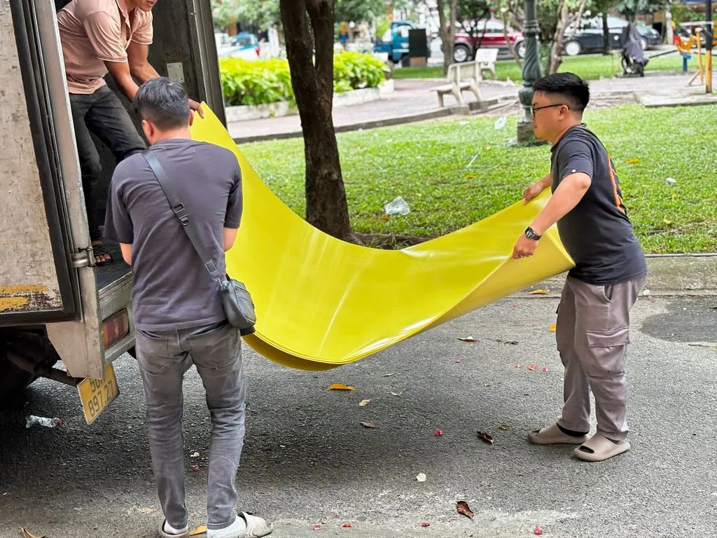 Tấm nhựa Phíp dày 6 mm — ảnh thực tế 1