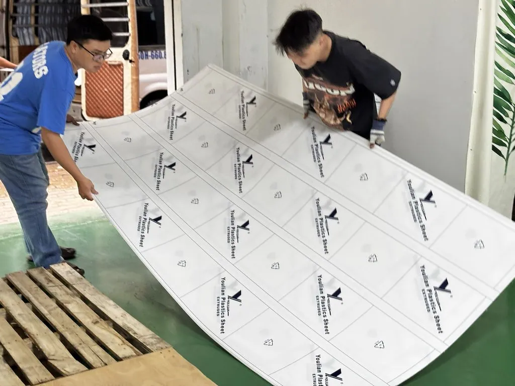 Tấm nhựa PP dày 20 mm — ảnh thực tế 1
