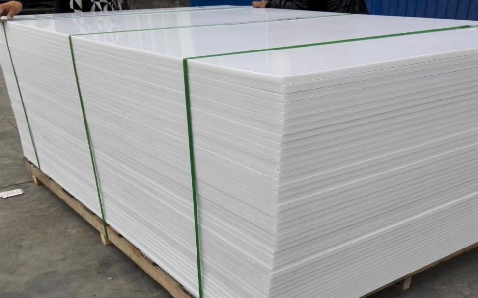 Tấm nhựa HDPE màu trắng dày 3 ly